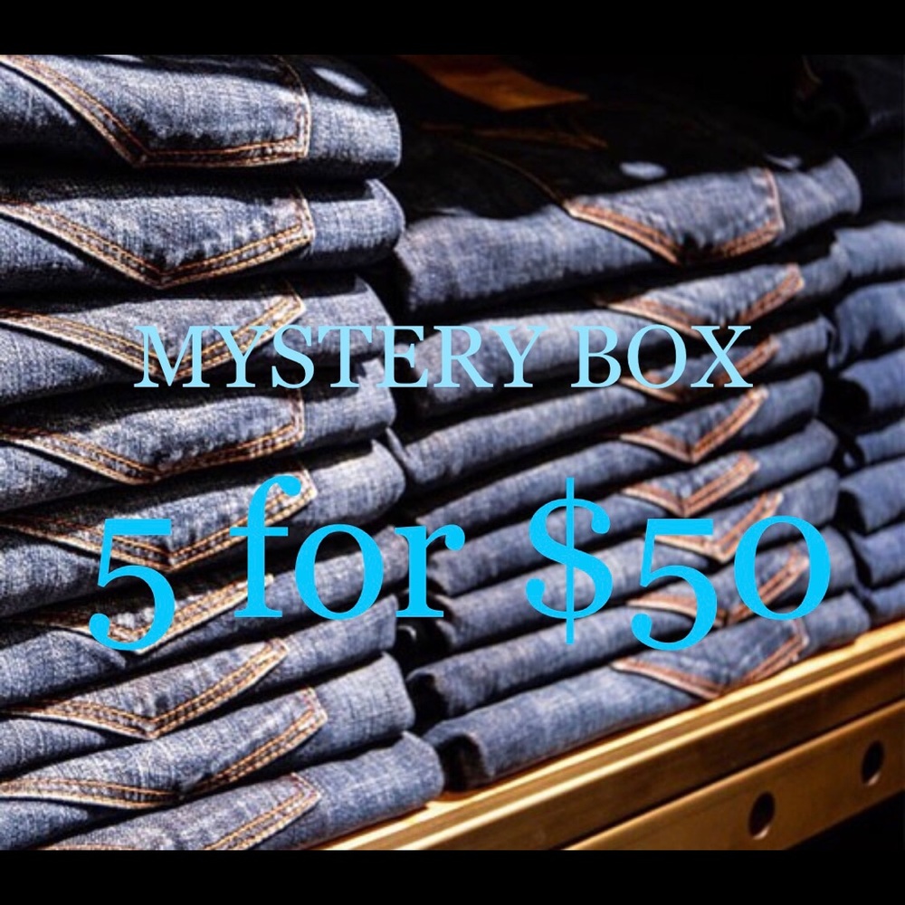 Mystery Box 5 pairs designer Luxury Jeans skinny